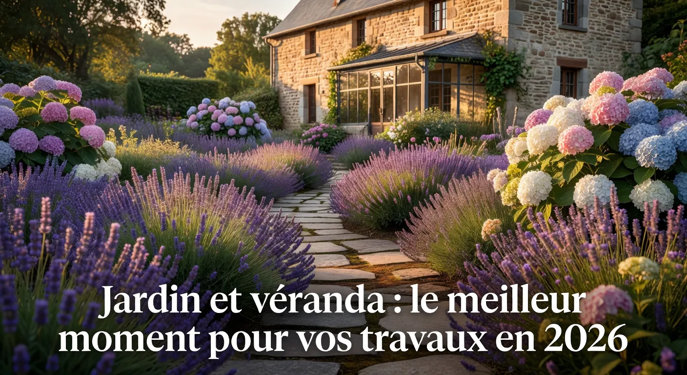 Jardin et véranda : le meilleur moment pour vos travaux en 2026