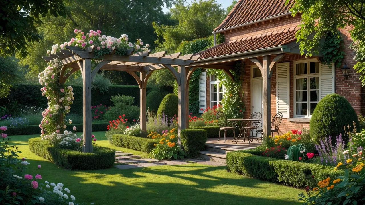 Comparaison visuelle d'un jardin aménagé et d'une véranda moderne en 2026